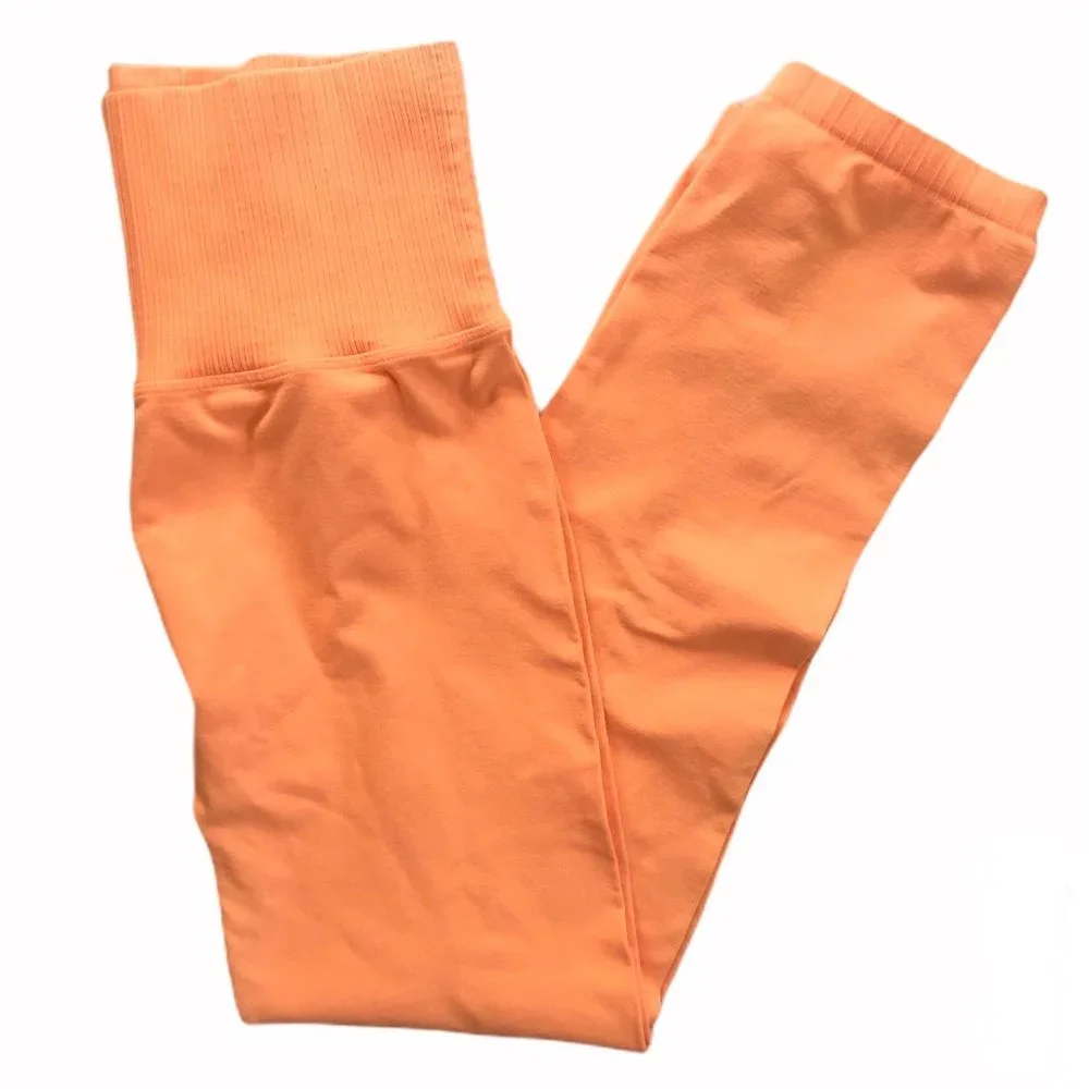 Free People Good Karma Leggings in Peach Horizon